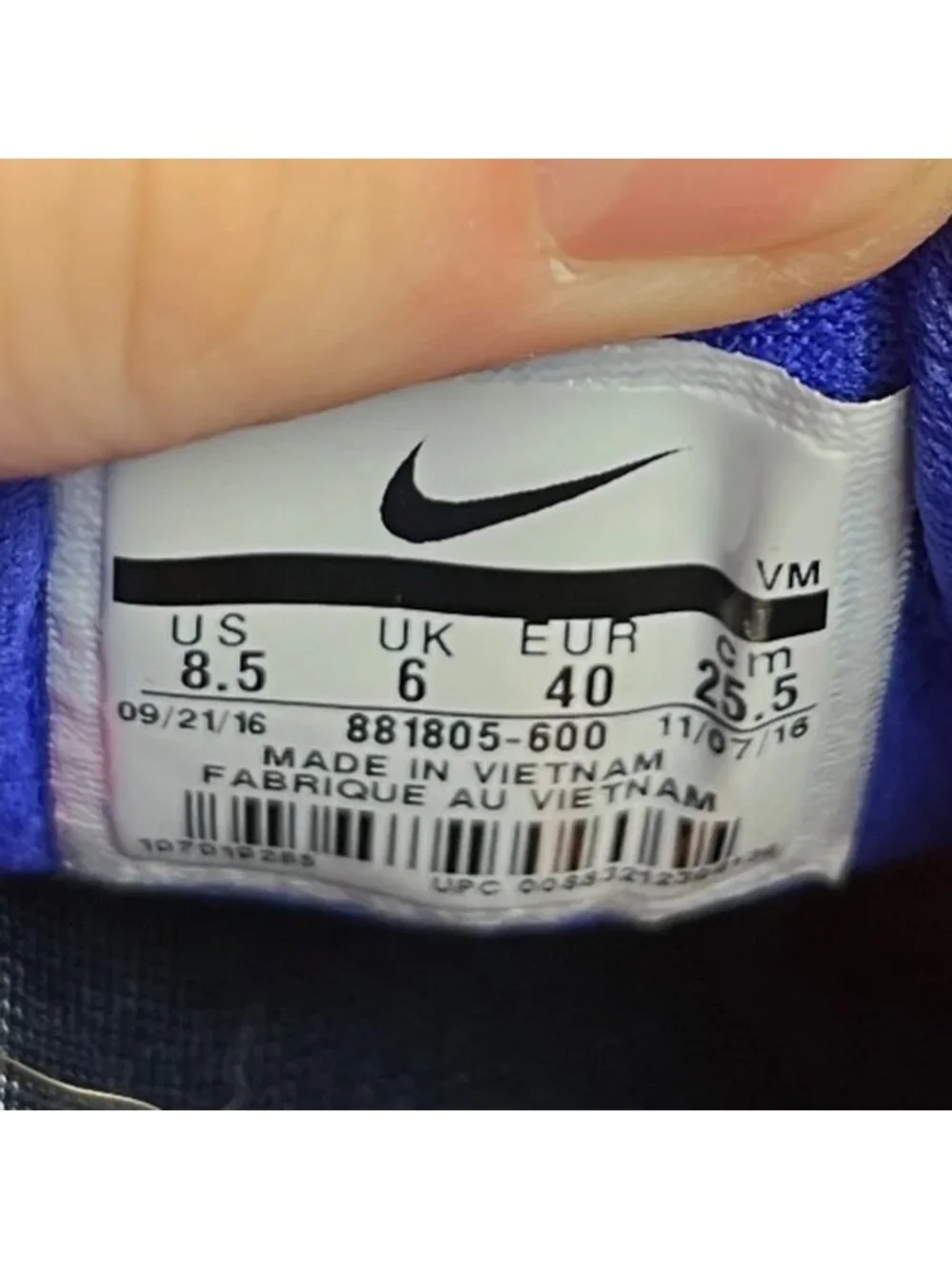Nike Flex Experience RN 6 Womens Size 8.5 Pink Athletic Running Shoes Sneakers